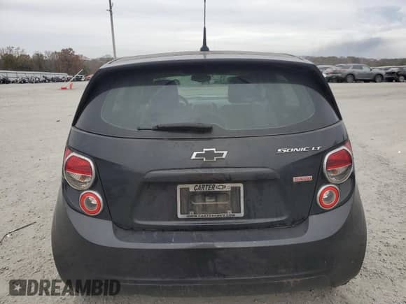 2013 Chevrolet Sonic LT with VIN 1G1JD6SB2D4162018, listed as a Copart auction lot 81661444 with 129,393 mi miles and Salvage title. Bid and sale history available at DreamBid. Image 6.