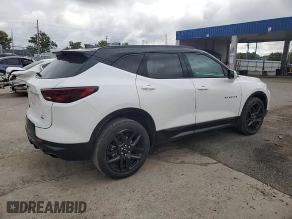 ✅ 2024 Chevrolet Blazer RS • VIN: 3GNKBKRS9RS147787 • Lot: 69603365. Listed on Copart with 10,298 mi. Free auction sales archive from the USA and detailed vehicle history report at DreamBid. Image 3.