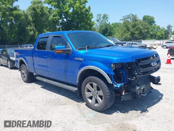 ✅ 2014 Ford F-150 XL • VIN: 1FTFW1EF3EFB08225 • Lot: 42802355. Listed on IAAI with 150,955 mi. Free auction sales archive from the USA and detailed vehicle history report at DreamBid. Image 1.