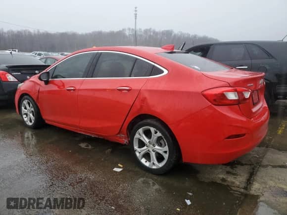 2017 Chevrolet Cruze Premier с VIN 1G1BF5SM2H7105350, выставлен на аукционе Copart как лот 42936985 с пробегом 77 009 миль миль и На запчасти • Non repairable. История ставок и продаж доступна на DreamBid. Изображение 2.