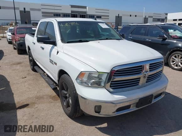 2016 Ram 1500 Lone Star with VIN 3C6RR6LTXGG296048, listed as a IAAI auction lot 43102850 with 156,183 mi miles and . Bid and sale history available at DreamBid. Image 1.