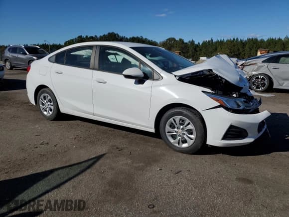 ✅ 2019 Chevrolet Cruze LS • VIN: 1G1BC5SM6K7148279 • Lot: 91981355. Listed on Copart with 108,287 mi. Free auction sales archive from the USA and detailed vehicle history report at DreamBid. Image 4.