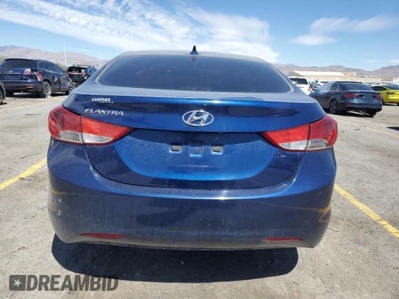 ✅ 2013 Hyundai Elantra GLS • VIN: KMHDH4AE5DU579282 • Lot: 71623645. Listed on Copart with 168,341 mi. Free auction sales archive from the USA and detailed vehicle history report at DreamBid. Image 6.