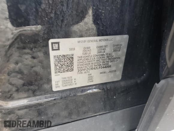 ✅ 2020 Cadillac XT4 FWD Premium Luxury • VIN: 1GYFZCR42LF044066 • Lot: 87080925. Listed on Copart with 151,033 mi. Free auction sales archive from the USA and detailed vehicle history report at DreamBid. Image 13.