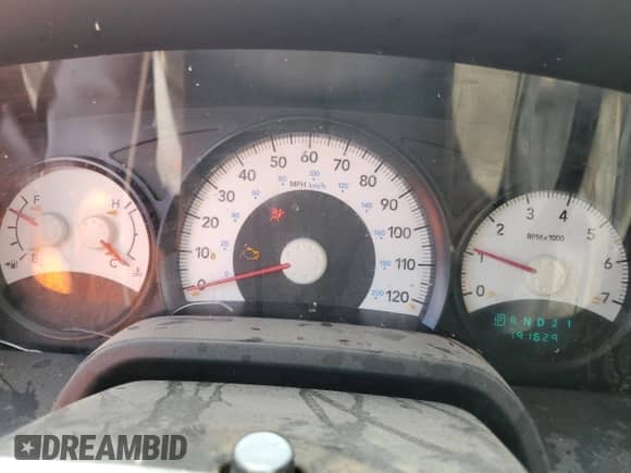 2008 Dodge Dakota Bighorn/Lonestar with VIN 1D7HE32K58S576886, listed as a Copart auction lot 61812785 with 191,629 mi miles and Salvage title. Bid and sale history available at DreamBid. Image 9.