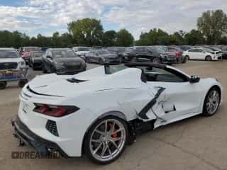2021 Chevrolet Corvette 3LT с VIN 1G1YC3D45M5103473, выставлен на аукционе Copart как лот 72562414 с пробегом 7 190 миль миль и Списание • Salvage title. История ставок и продаж доступна на DreamBid. Изображение 3.