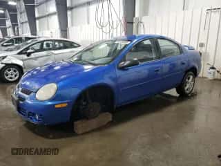 2005 Dodge Neon SXT with VIN 1B3ES56C45D198341, listed as a Copart auction lot 44436985 with 200,244 mi miles and Salvage title. Bid and sale history available at DreamBid. Image 1.