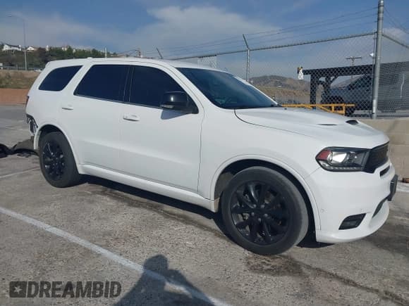 ✅ 2018 Dodge Durango R/T • VIN: 1C4SDHCT6JC354784 • Lot: 41733676. Listed on IAAI with 164,008 mi. Free auction sales archive from the USA and detailed vehicle history report at DreamBid. Image 1.