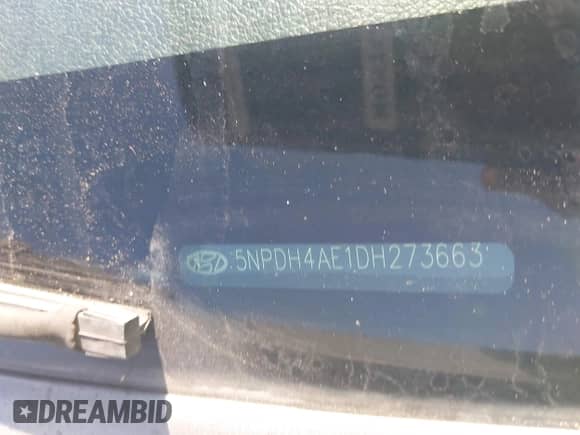 2013 Hyundai Elantra Limited z VIN 5NPDH4AE1DH273663, wystawiony jako IAAI lot #43454550 z przebiegiem 163 051 mil mil oraz . Historia ofert i sprzedaży dostępna na DreamBid. Obrazek 9.