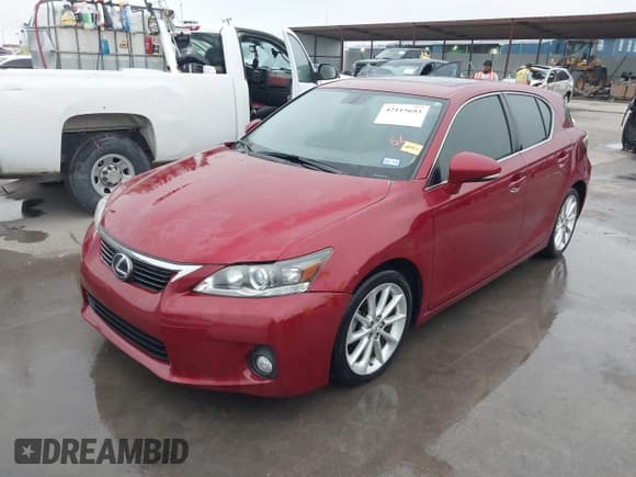 ✅ 2013 Lexus CT 200h • VIN: JTHKD5BHXD2154575 • Lot: 42115693. Listed on IAAI with 104,655 mi. Free auction sales archive from the USA and detailed vehicle history report at DreamBid. Image 19.