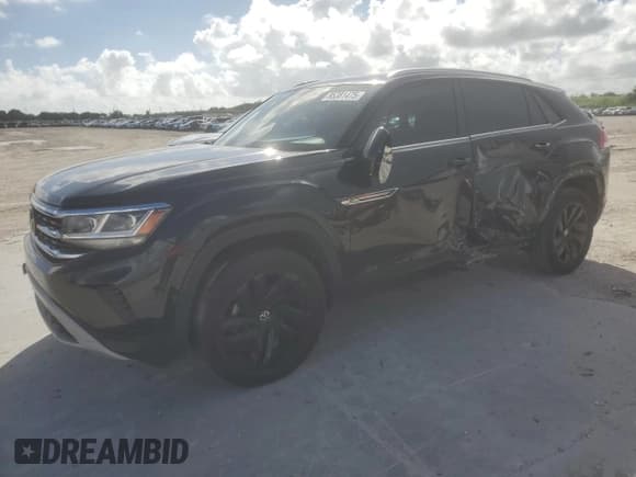 ✅ 2023 Volkswagen Atlas SE • VIN: 1V2JC2CA9PC220689 • Lot: 85381475. Wystawiony na Copart z przebiegiem 20 969 mil. Bezpłatny archiwum sprzedaży aukcyjnych z USA i szczegółowy raport historii pojazdu na DreamBid. Zdjęcie 1.