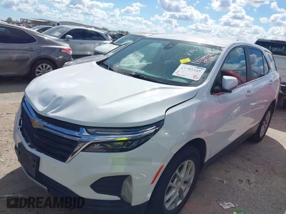 ✅ 2022 Chevrolet Equinox LT • VIN: 2GNAXJEV8N6122072 • Lot: 43705545. Listed on IAAI with 122,061 mi. Free auction sales archive from the USA and detailed vehicle history report at DreamBid. Image 17.