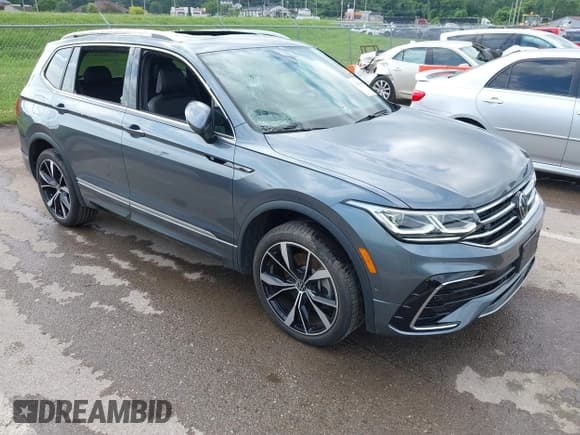 ✅ 2023 Volkswagen Tiguan SEL R-Line • VIN: 3VV4B7AXXPM094963 • Lot: 42507646. Listed on IAAI with 37,501 mi. Free auction sales archive from the USA and detailed vehicle history report at DreamBid. Image 1.