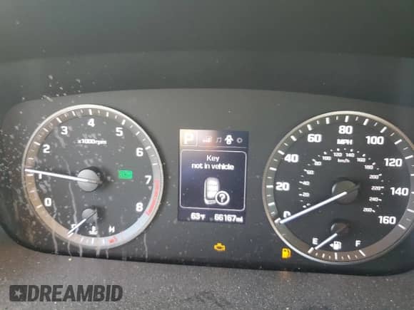 2015 Hyundai Sonata Sport with VIN 5NPE34AF3FH115470, listed as a Copart auction lot 71742835 with 66,167 mi miles and Salvage title. Bid and sale history available at DreamBid. Image 9.