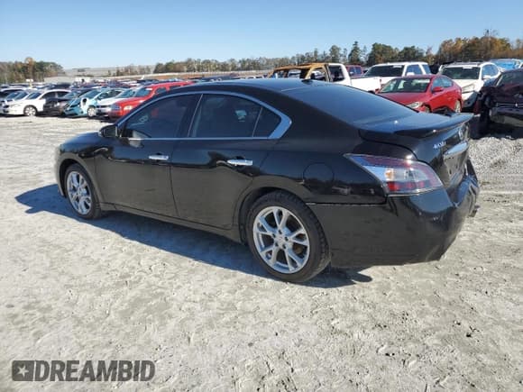 ✅ 2012 Nissan Maxima SV • VIN: 1N4AA5AP8CC845780 • Lot: 90371205. Listed on Copart with 145,158 mi. Free auction sales archive from the USA and detailed vehicle history report at DreamBid. Image 2.