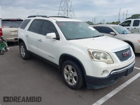 ✅ 2008 GMC Acadia SLT1 • VIN: 1GKER23768J209480 • Лот: 43539244. Опубликован ранее на IAAI с пробегом Не указан. Бесплатный доступ к архиву аукционных продаж из США и подробный отчёт об истории автомобиля на DreamBid. Изображение 1.