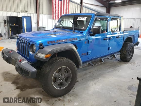 ✅ 2021 Jeep Gladiator Rubicon • VIN: 1C6JJTBG6ML507199 • Lot: 84825755. Wystawiony na Copart z przebiegiem 79 784 mil. Bezpłatny archiwum sprzedaży aukcyjnych z USA i szczegółowy raport historii pojazdu na DreamBid. Zdjęcie 1.