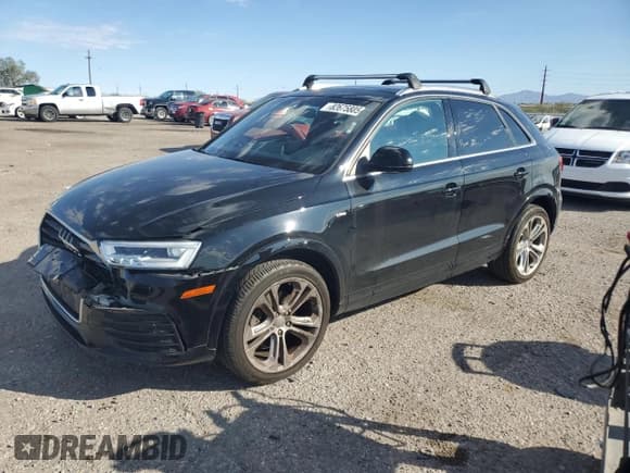 ✅ 2016 Audi Q3 Prestige • VIN: WA1GFCFS8GR014798 • Lot: 82675805. Listed on Copart with 84,777 mi. Free auction sales archive from the USA and detailed vehicle history report at DreamBid. Image 1.