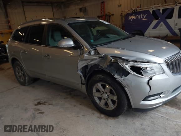 ✅ 2015 Buick Enclave Leather • VIN: 5GAKRBKD4FJ250243 • Lot: 43050457. Listed on IAAI with 190,371 mi. Free auction sales archive from the USA and detailed vehicle history report at DreamBid. Image 1.