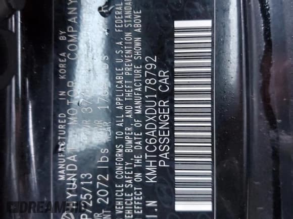 ✅ 2013 Hyundai Veloster w/Gray Int • VIN: KMHTC6ADXDU178792 • Lot: 84631944. Wystawiony na Copart z przebiegiem 139 176 mil. Bezpłatny archiwum sprzedaży aukcyjnych z USA i szczegółowy raport historii pojazdu na DreamBid. Zdjęcie 12.
