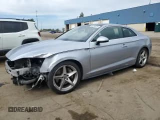 ✅ 2018 Audi A5 Premium Plus • VIN: WAUTNAF55JA057861 • Lot: 80392235. Listed on Copart with 69,397 mi. Free auction sales archive from the USA and detailed vehicle history report at DreamBid. Image 1.