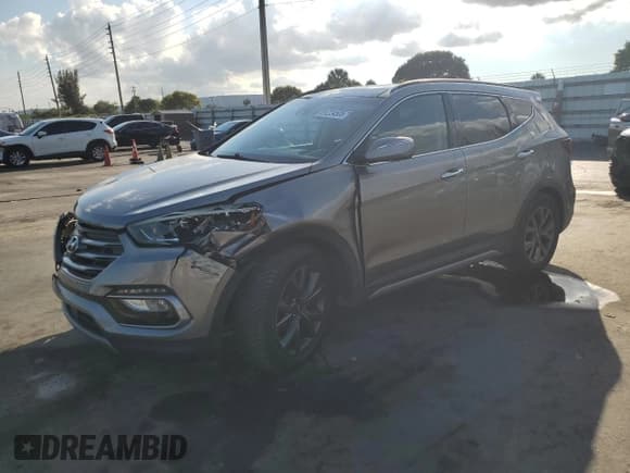 ✅ 2017 Hyundai Santa Fe Ultimate • VIN: 5XYZW4LA1HG473767 • Лот: 91224505. Опубликован ранее на Copart с пробегом 79 937 миль. Бесплатный доступ к архиву аукционных продаж из США и подробный отчёт об истории автомобиля на DreamBid. Изображение 1.