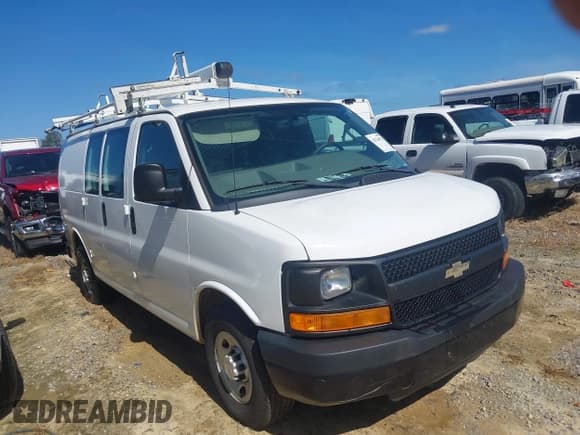 ✅ 2016 Chevrolet Express Cargo • VIN: 1GCWGAFF4G1241541 • Lot: 43324923. Listed on IAAI with 147,917 mi. Free auction sales archive from the USA and detailed vehicle history report at DreamBid. Image 1.