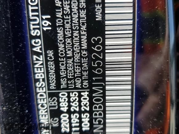 ✅ 2021 Mercedes-Benz GLA 35 AMG • VIN: W1N4N5BB0MJ165263 • Лот: 53929975. Опубликован ранее на Copart с пробегом 53 488 миль. Бесплатный доступ к архиву аукционных продаж из США и подробный отчёт об истории автомобиля на DreamBid. Изображение 14.