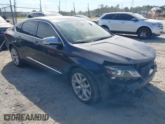 ✅ 2017 Chevrolet Impala Premier • VIN: 2G1145S35H9160351 • Lot: 43518807. Listed on IAAI with 148,219 mi. Free auction sales archive from the USA and detailed vehicle history report at DreamBid. Image 1.