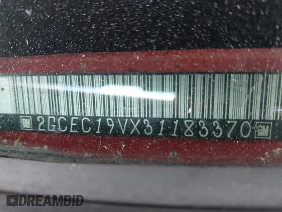 ✅ 2003 Chevrolet Silverado 1500 LS • VIN: 2GCEC19VX31183370 • Lot: 43361286. Listed on IAAI with 214,462 mi. Free auction sales archive from the USA and detailed vehicle history report at DreamBid. Image 9.
