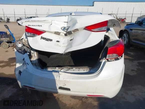 2013 Hyundai Elantra Limited with VIN 5NPDH4AE8DH156338, listed as a IAAI auction lot 43337019 with 106,770 mi miles and . Bid and sale history available at DreamBid. Image 16.