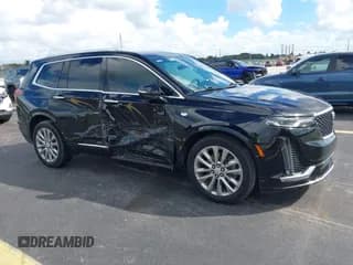 ✅ 2021 Cadillac XT6 Premium Luxury • VIN: 1GYKPCRS3MZ154014 • Lot: 43398363. Wystawiony na IAAI z przebiegiem 29 876 mil. Bezpłatny archiwum sprzedaży aukcyjnych z USA i szczegółowy raport historii pojazdu na DreamBid. Zdjęcie 1.