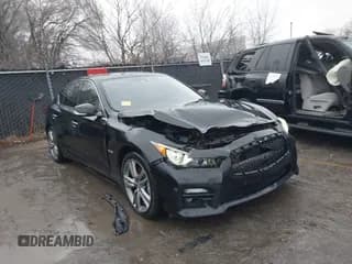 ✅ 2014 Infiniti Q50 Hybrid Premium • VIN: JN1AV7AR0EM702835 • Lot: 41201936. Listed on IAAI with 284,428 mi. Free auction sales archive from the USA and detailed vehicle history report at DreamBid. Image 1.