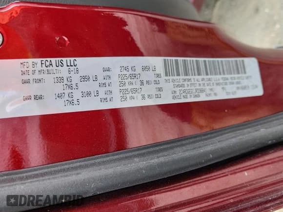 ✅ 2018 Dodge Grand Caravan GT • VIN: 2C4RDGEG1JR336841 • Лот: 68304305. Опубликован ранее на Copart с пробегом 102 771 миль. Бесплатный доступ к архиву аукционных продаж из США и подробный отчёт об истории автомобиля на DreamBid. Изображение 13.