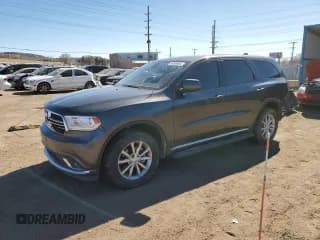 ✅ 2018 Dodge Durango SXT • VIN: 1C4RDJAG2JC497453 • Лот: 55954795. Опубликован ранее на Copart с пробегом 112 876 миль. Бесплатный доступ к архиву аукционных продаж из США и подробный отчёт об истории автомобиля на DreamBid. Изображение 1.
