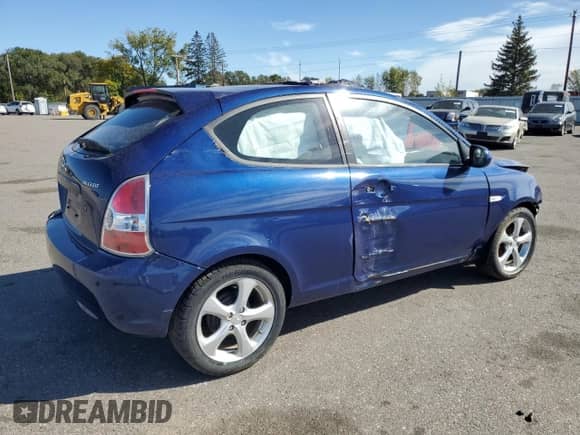2010 Hyundai Accent SE with VIN KMHCN3ACXAU154570, listed as a Copart auction lot 74481954 with 97,706 mi miles and Salvage title. Bid and sale history available at DreamBid. Image 3.