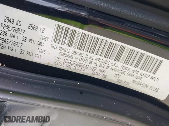 ✅ 2016 Jeep Grand Cherokee Laredo • VIN: 1C4RJFAG6GC427162 • Лот: 43445477. Опубликован ранее на IAAI с пробегом 28 701 миль. Бесплатный доступ к архиву аукционных продаж из США и подробный отчёт об истории автомобиля на DreamBid. Изображение 9.