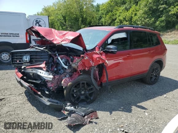 ✅ 2024 Honda Passport Black Edition • VIN: 5FNYF8H83RB023152 • Lot: 67908745. Listed on Copart with Not provided. Free auction sales archive from the USA and detailed vehicle history report at DreamBid. Image 1.