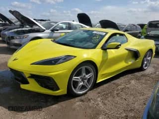 2023 Chevrolet Corvette 1LT с VIN 1G1YA3D46P5131826, выставлен на аукционе Copart как лот 75408364 с пробегом Не указан миль и Списание • Salvage title. История ставок и продаж доступна на DreamBid. Изображение 1.