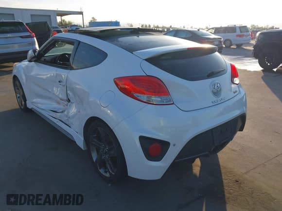 ✅ 2014 Hyundai Veloster Turbo • VIN: KMHTC6AE9EU201750 • Lot: 40691529. Wystawiony na IAAI z przebiegiem 87 958 mil. Bezpłatny archiwum sprzedaży aukcyjnych z USA i szczegółowy raport historii pojazdu na DreamBid. Zdjęcie 3.