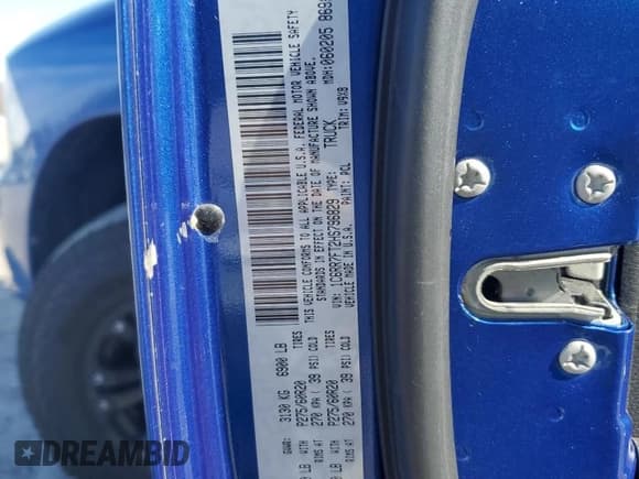 ✅ 2017 Ram 1500 Express • VIN: 1C6RR7FT2HS796829 • Лот: 91220115. Опубликован ранее на Copart с пробегом 110 588 миль. Бесплатный доступ к архиву аукционных продаж из США и подробный отчёт об истории автомобиля на DreamBid. Изображение 12.