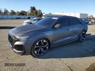 ✅ 2022 Audi RS Q8 • VIN: WU1ARBF14ND010975 • Lot: 45132665. Listed on Copart with 27,088 mi. Free auction sales archive from the USA and detailed vehicle history report at DreamBid. Image 1.