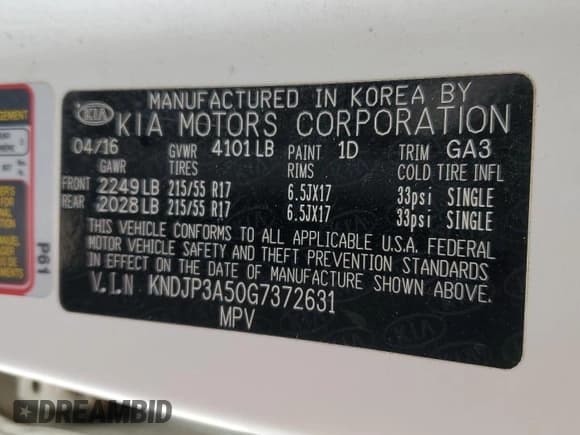 ✅ 2016 Kia Soul + • VIN: KNDJP3A50G7372631 • Лот: 82655275. Опубликован ранее на Copart с пробегом 181 319 миль. Бесплатный доступ к архиву аукционных продаж из США и подробный отчёт об истории автомобиля на DreamBid. Изображение 12.