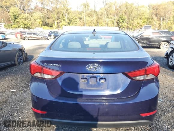 ✅ 2014 Hyundai Elantra SE • VIN: 5NPDH4AE3EH513460 • Lot: 89517145. Listed on Copart with Not provided. Free auction sales archive from the USA and detailed vehicle history report at DreamBid. Image 6.