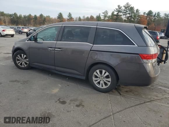 ✅ 2015 Honda Odyssey EX-L • VIN: 5FNRL5H64FB091353 • Lot: 90830275. Listed on Copart with 118,522 mi. Free auction sales archive from the USA and detailed vehicle history report at DreamBid. Image 2.