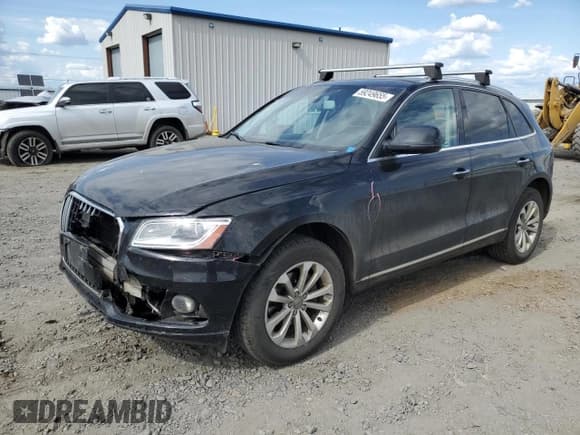 ✅ 2017 Audi Q5 Premium • VIN: WA1C2AFP5HA002974 • Lot: 59249655. Listed on Copart with 183,745 mi. Free auction sales archive from the USA and detailed vehicle history report at DreamBid. Image 1.