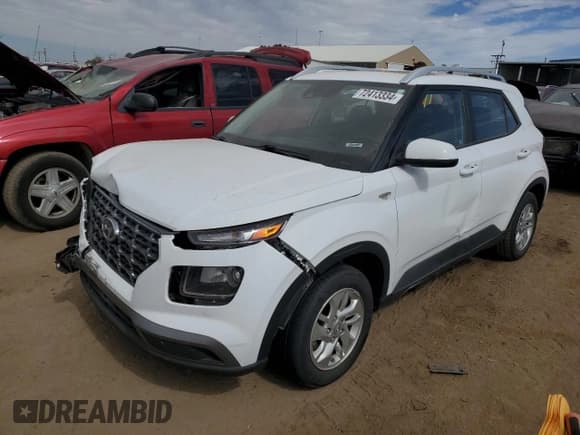 ✅ 2020 Hyundai Venue SEL • VIN: KMHRC8A35LU030321 • Lot: 72413334. Listed on Copart with 71,273 mi. Free auction sales archive from the USA and detailed vehicle history report at DreamBid. Image 1.