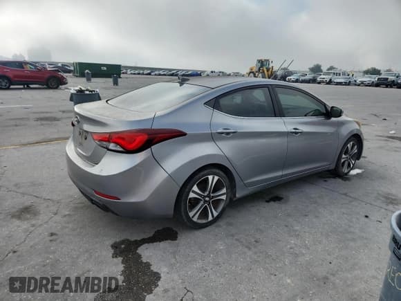 ✅ 2014 Hyundai Elantra Sport • VIN: KMHDH4AH1EU107396 • Lot: 82557935. Listed on Copart with 148,811 mi. Free auction sales archive from the USA and detailed vehicle history report at DreamBid. Image 3.