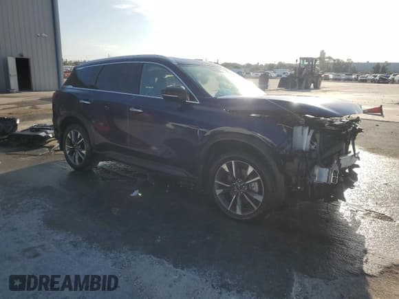 ✅ 2024 Infiniti QX60 Luxe • VIN: 5N1DL1FRXRC344608 • Lot: 52451285. Listed on Copart with 6,047 mi. Free auction sales archive from the USA and detailed vehicle history report at DreamBid. Image 4.