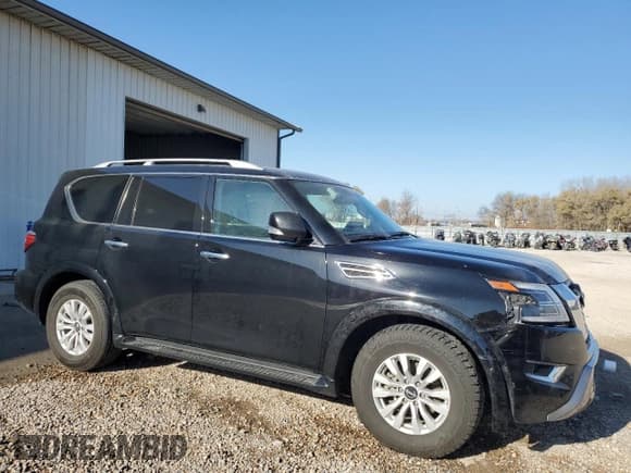 ✅ 2024 Nissan Armada SV • VIN: JN8AY2AC9R9196731 • Lot: 92810405. Listed on Copart with 57,669 mi. Free auction sales archive from the USA and detailed vehicle history report at DreamBid. Image 4.